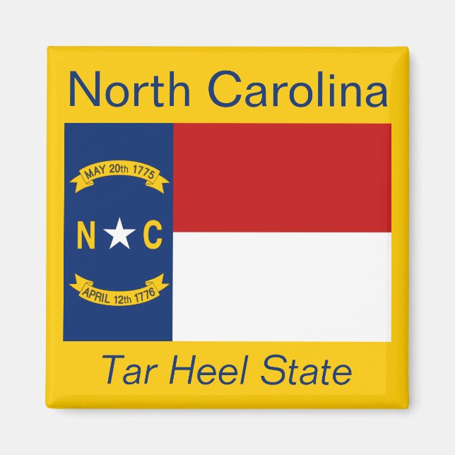 North Carolina Flag Magnet (Front)
