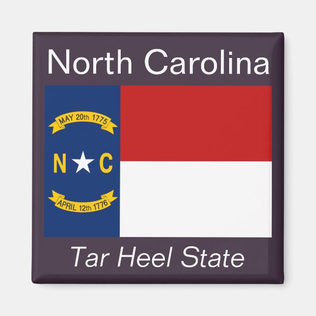 North Carolina Flag Magnet (Front)
