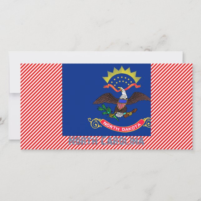 North Carolina Flag Map (Front)