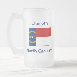 North Carolina Flag Map City Mug