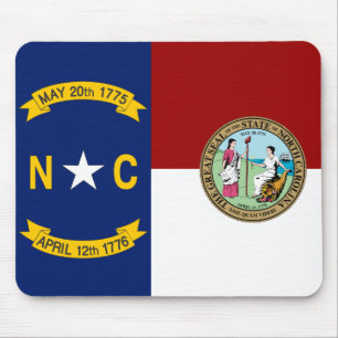 North Carolina flag Mouse Mat