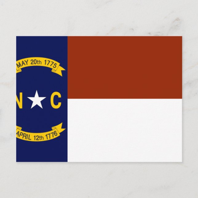 North Carolina Flag Postcard (Front)