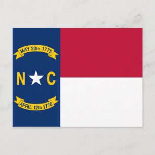 North Carolina Flag Postcard