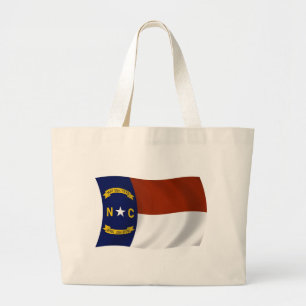 North Carolina Flag Tote Bag
