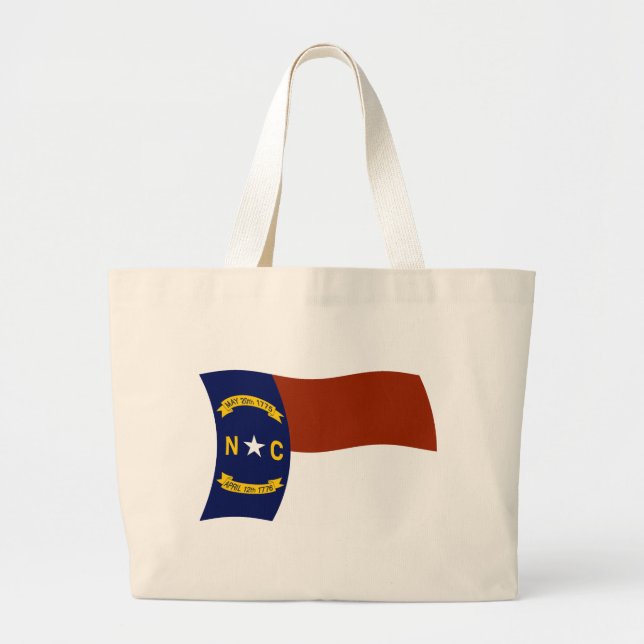 North Carolina Flag Tote Bag (Front)