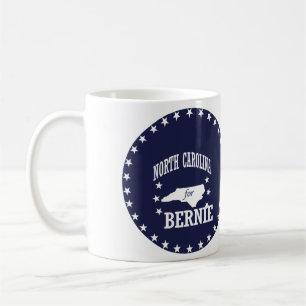 NORTH CAROLINA FOR BERNIE SANDERS COFFEE MUG