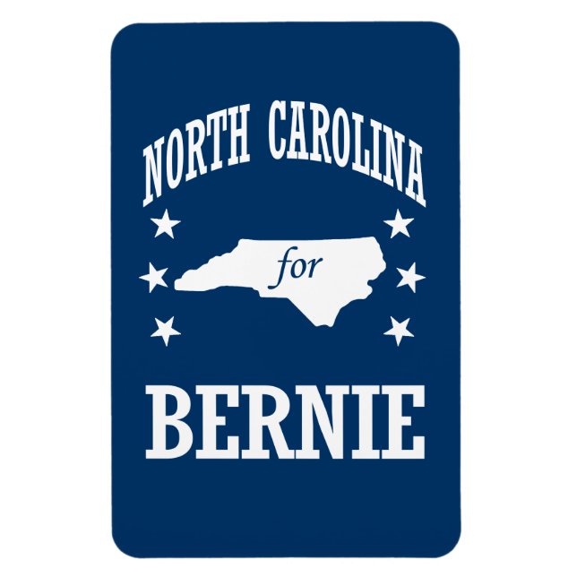 NORTH CAROLINA FOR BERNIE SANDERS MAGNET (Vertical)