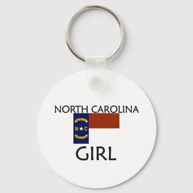 NORTH CAROLINA GIRL KEY RING (Front)