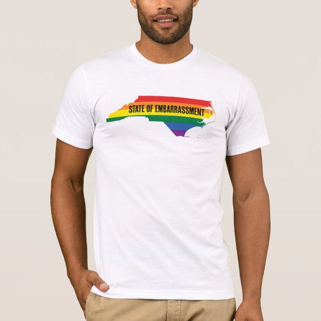 North Carolina HB2 Embarrassment T-Shirt (Front)