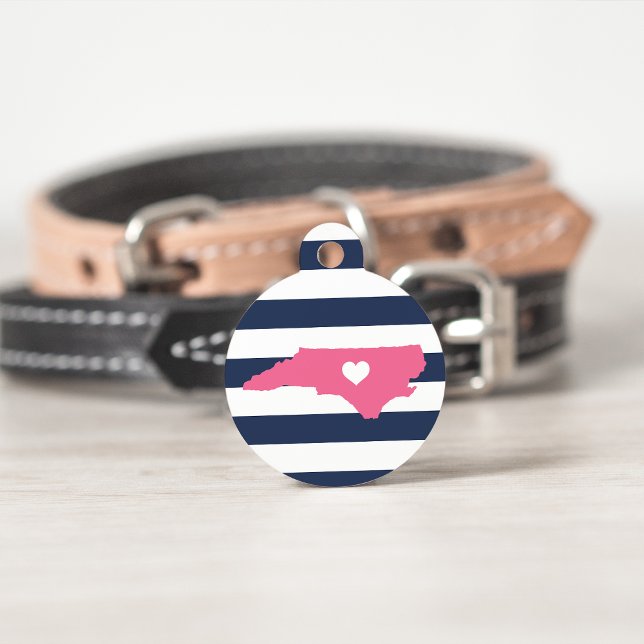 North Carolina Heart Pet Tag (Creator Uploaded)