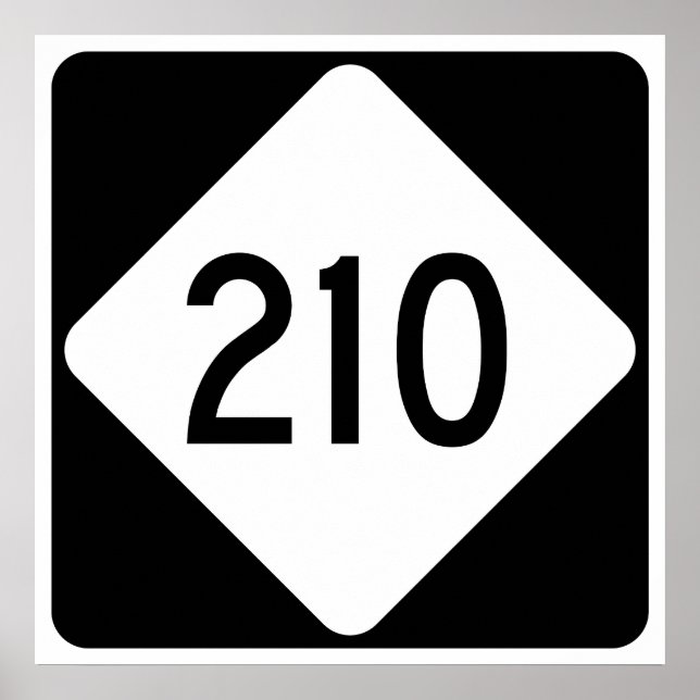 North Carolina Highway 210 Poster (Front)