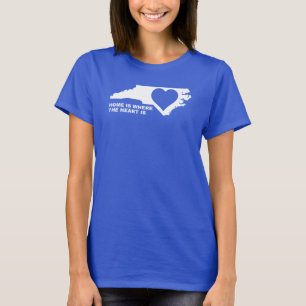 North Carolina Home Away From State T-Shirt Tees