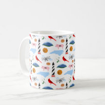 North Carolina Icons Coffee Mug