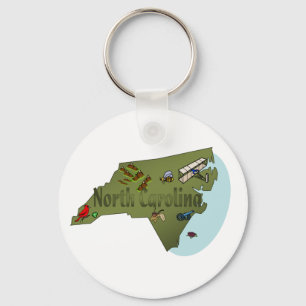 North Carolina Keychain