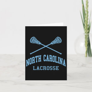 North Carolina Lacrosse Vintage Nc Lax Weathered 2 Card