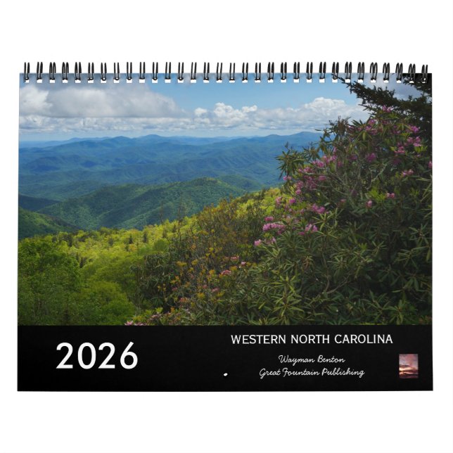 North Carolina Landscapes 2026 Calendar (Cover)