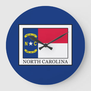 North Carolina Large Clock
