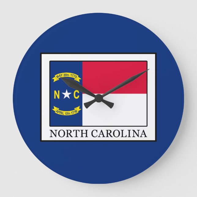 North Carolina Large Clock (Front)
