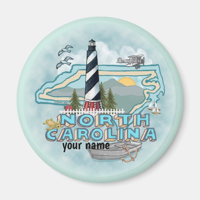 North Carolina Lighthouse  Magnet (Front)