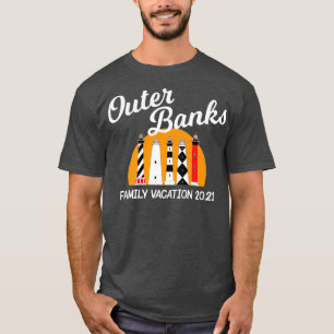 North Carolina Lighthouses Outer Banks Family T-Shirt