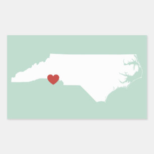 North Carolina Love - Customisable Sticker