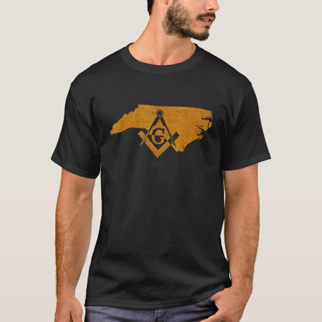 North Carolina Masons Grand Lodge Freemason Father T-Shirt (Front)