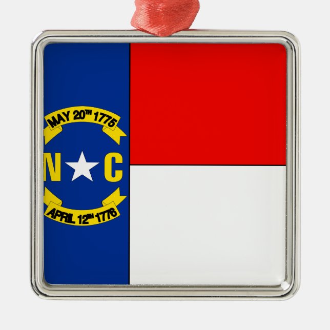 NORTH CAROLINA METAL TREE DECORATION (Front)