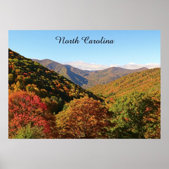 North Carolina Mountains Poster (Front)
