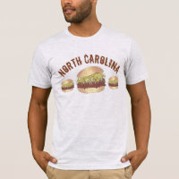 North Carolina NC Style Pork BBQ Barbecue Sandwich