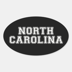 North Carolina Oval Sticker