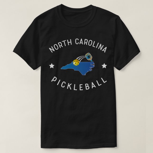 North Carolina Pickleball T-Shirt (Design Front)