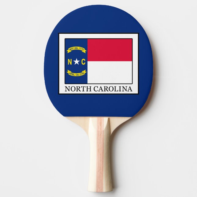 North Carolina Ping Pong Paddle (Front)