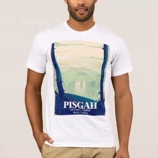 North Carolina Pisgah national park travel poster T-Shirt