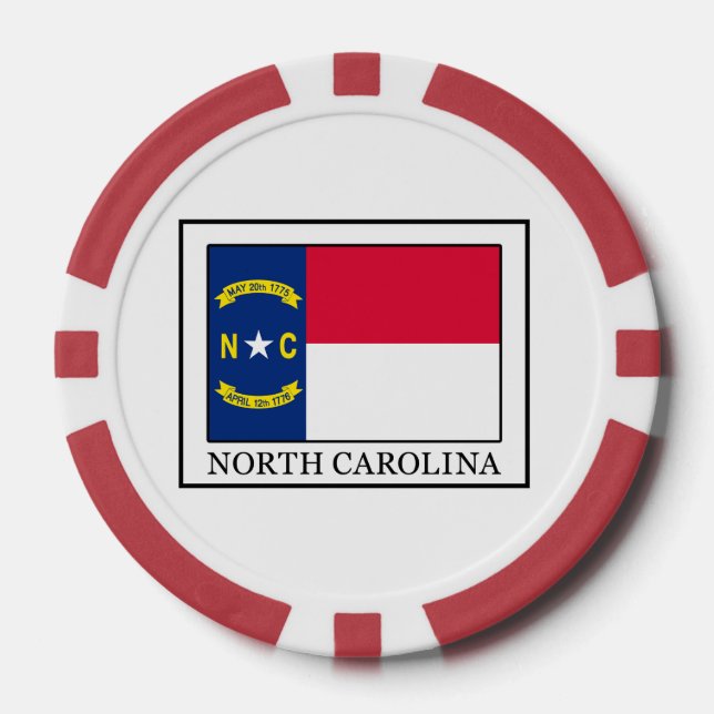 North Carolina Poker Chips (Front)