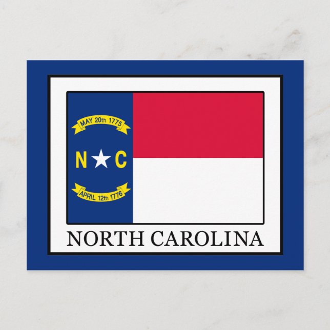 North Carolina Postcard (Front)