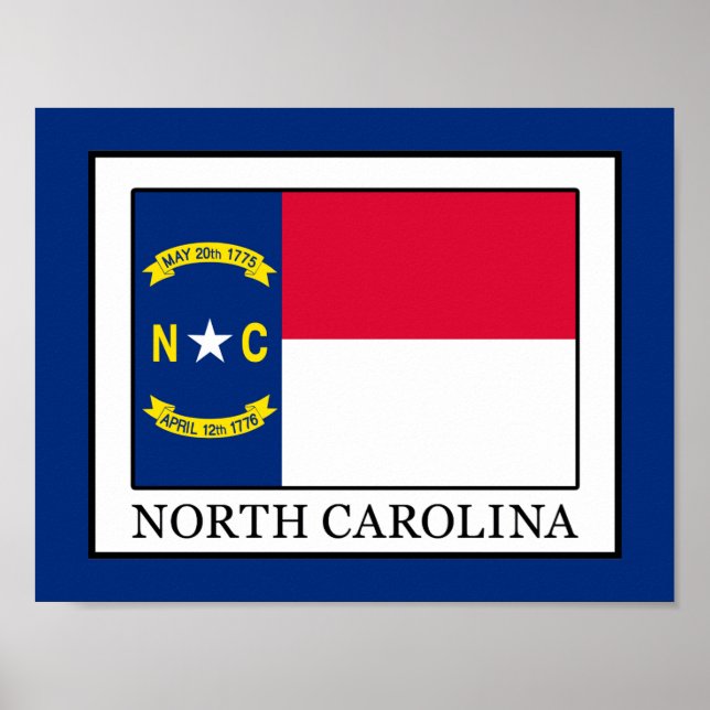 North Carolina Poster (Front)