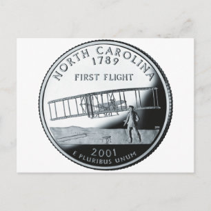 North Carolina Quarter Postcard