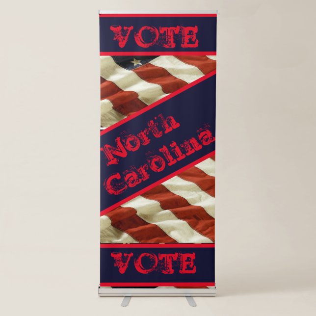 NORTH CAROLINA  RETRACTABLE BANNER (Front)