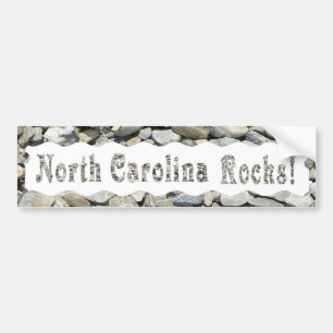 NORTH CAROLINA ROCKS-BUMPER STICKER