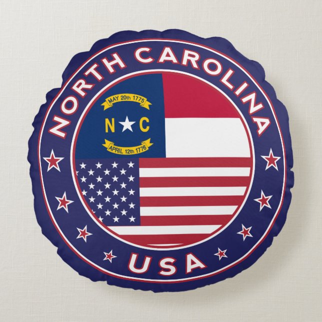 North Carolina Round Cushion (Front)