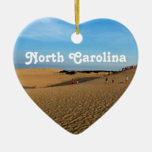 North Carolina Shore Ceramic Tree Decoration