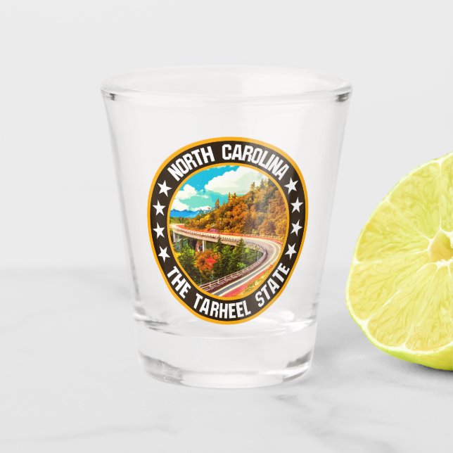 North Carolina                                     Shot Glass (Front)