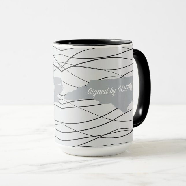 North Carolina Signed by God Mug (Front Right)