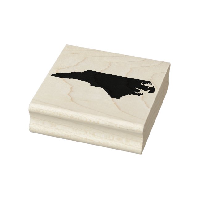 North Carolina Solid Rubber Art Stamp (Stamp)