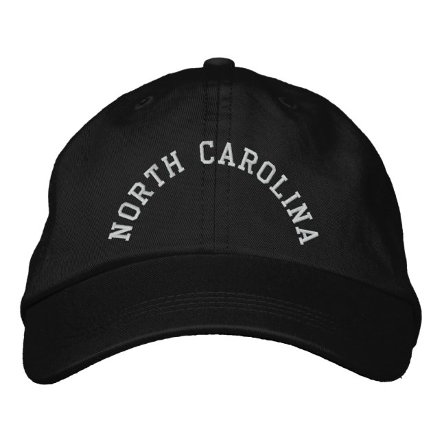 North Carolina State Embroidered Hat (Front)
