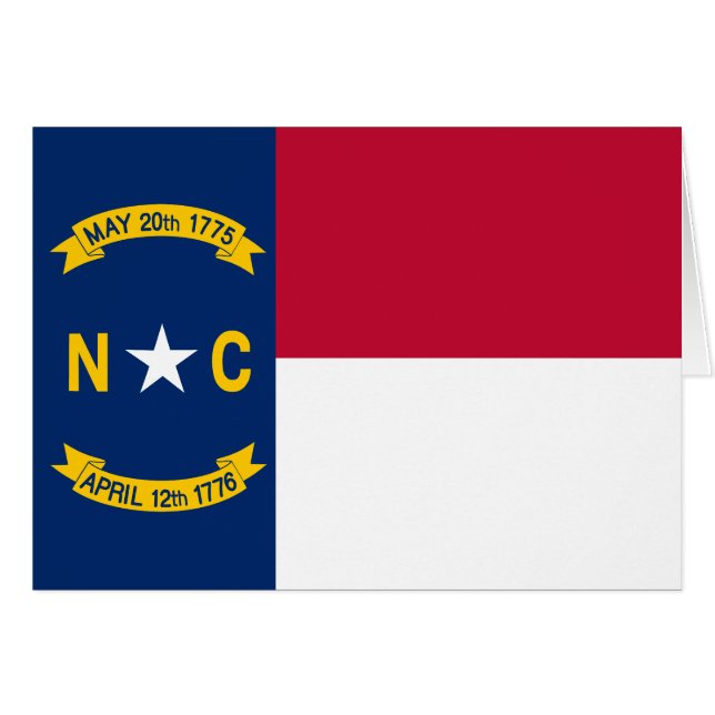 North Carolina State Flag (Front Horizontal)