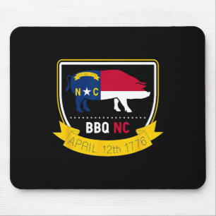 North Carolina State Flag Bbq Nc 1776 Independence Mouse Mat