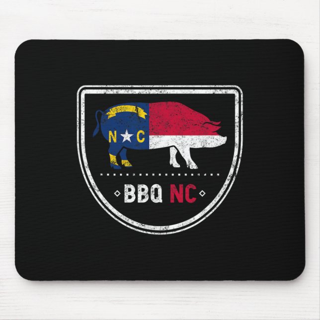 North Carolina State Flag Bbq Nc  Mouse Mat (Front)