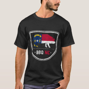 North Carolina State Flag Bbq Nc  T-Shirt