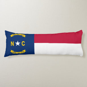 North Carolina State Flag Body Cushion